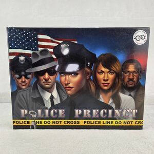 Police Precinct Board Game‎ Cooperative Crime Mystery COMPLETE Excellent